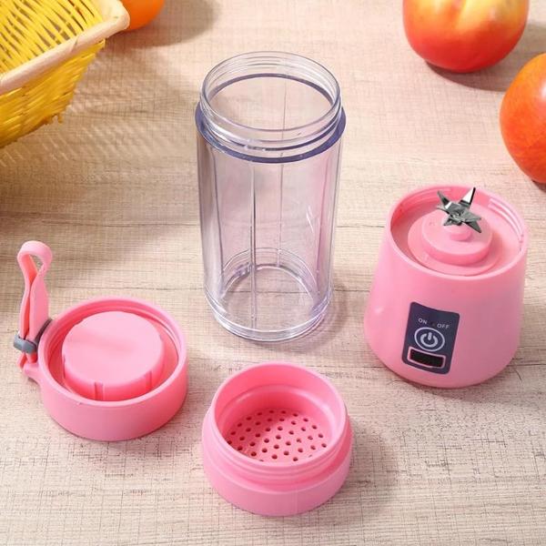 Portable USB Rechargeable Juicer Blender Bottle – 6 Blade Smoothie Mixer 380ML | Dreemkart.in