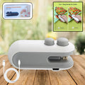 Mini Bag Sealer 2-in-1 Heat Seal & Cutter USB Rechargeable Portable Food Sealer
